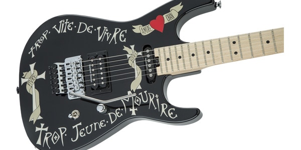 CHARVEL / Warren Demartini French Gross Black画像2