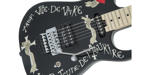 CHARVEL / Warren Demartini French Gross Black画像3