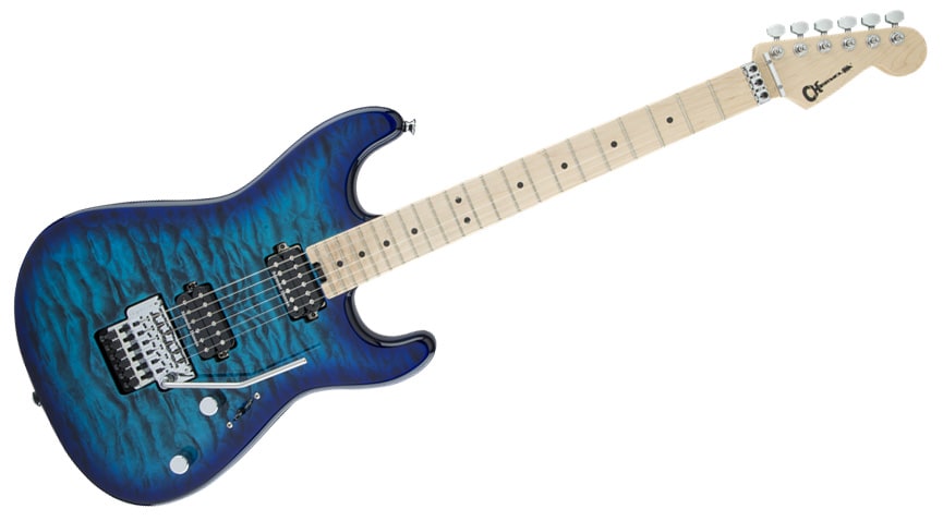 CHARVEL/PRO-MOD SAN DIMAS STYLE 1 HH FR M QM Chlorine Burst