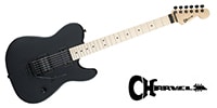 CHARVEL USA Select San Dimas Style 2 HH FR Pitch Black