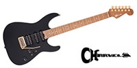 CHARVEL USA Select DK24 HSS 2PT CM Satin Black