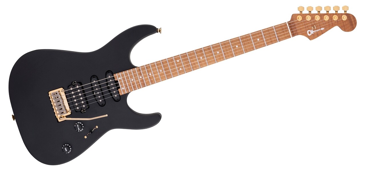 CHARVEL/USA Select DK24 HSS 2PT CM Satin Black