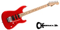 CHARVEL / MJ San Dimas Style 1 HSS FR M, Maple Fingerboard, Metallic R