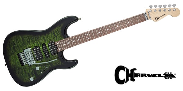 CHARVEL / MJ San Dimas Style 1 HSH FR PF QM Midnight Glow