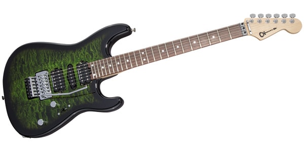 CHARVEL / MJ San Dimas Style 1 HSH FR PF QM Midnight Glow画像3