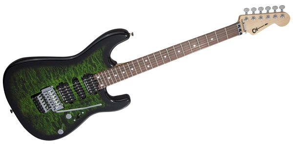 CHARVEL / MJ San Dimas Style 1 HSH FR PF QM Midnight Glow画像4