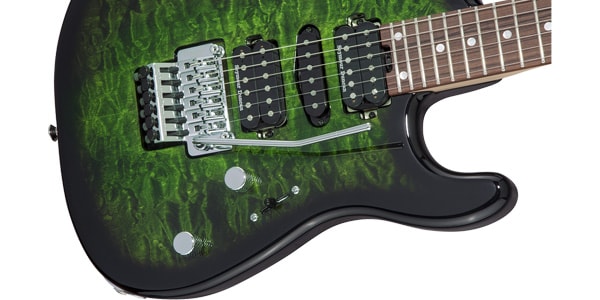 CHARVEL / MJ San Dimas Style 1 HSH FR PF QM Midnight Glow画像5