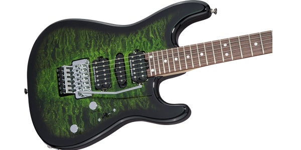 CHARVEL / MJ San Dimas Style 1 HSH FR PF QM Midnight Glow画像6