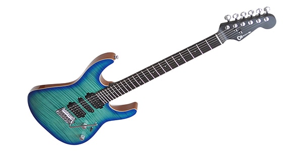 CHARVEL / MJ DK24 HSH 2PT W M /w FMaple, Wenge FB, Caribbean Burst画像2