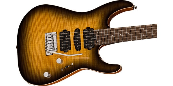 CHARVEL ( シャーベル )  / MJ DK24 HSH 2PT W M /w FMaple, Wenge FB, Antique Burst画像4