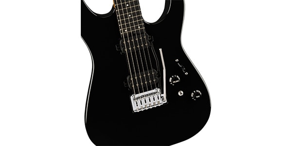 CHARVEL / Pro-Mod DK24 HH 2PT EB, Ebony Fingerboard, Gloss Black画像3