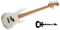 CHARVEL Pro-Mod San Dimas Bass PJ V Caramelized Maple Platinum Pear