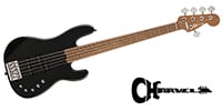 CHARVEL Pro-Mod San Dimas Bass PJ V Caramelized Maple Metallic Black