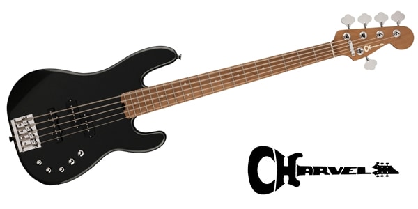 CHARVEL/Pro-Mod San Dimas Bass PJ V Caramelized Maple Metallic Black