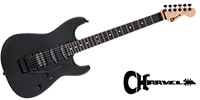 CHARVEL / Pro-Mod San Dimas HSS FR BLK SASSAFRAS