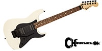 CHARVEL / PM So-Cal SC1 Style 1 HH FR RW Rosewood FB Snow White