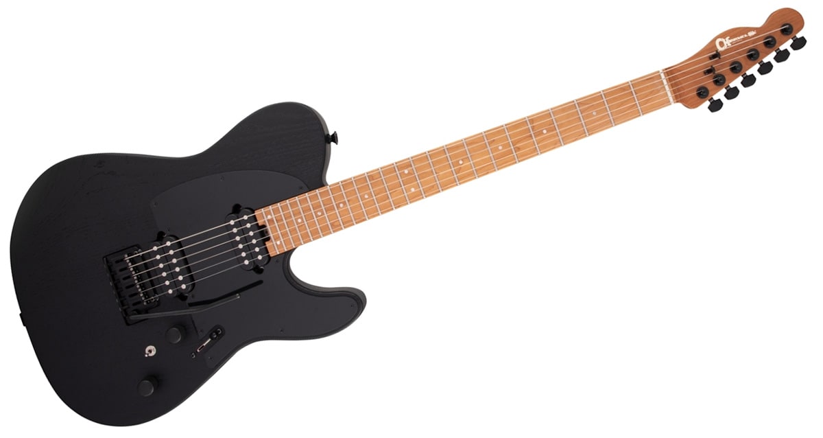 CHARVEL/PRO-MOD SO-CAL STYLE 2 24 HH 2PT CM ASH Black Ash