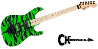 CHARVEL Satchel Signature Pro-Mod DK Slime Green Bengal