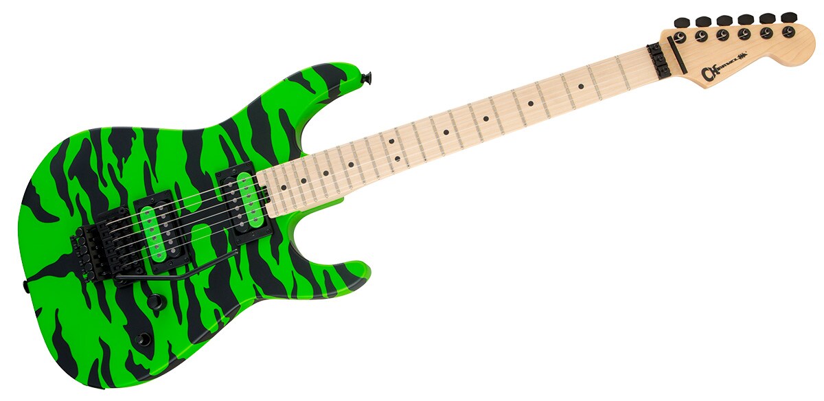 CHARVEL/Satchel Signature Pro-Mod DK Slime Green Bengal