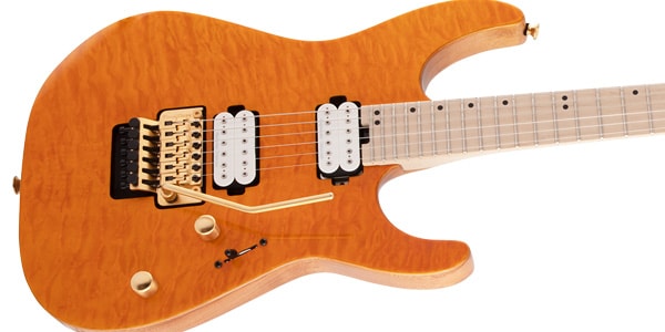 CHARVEL / Pro-Mod DK24 HH FR M Mahogany with Quilt Maple Dark Amber画像4