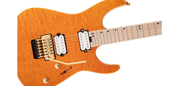 CHARVEL / Pro-Mod DK24 HH FR M Mahogany with Quilt Maple Dark Amber画像7