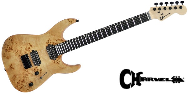CHARVEL / Pro-Mod DK24 HH HT E Mahogany w/Poplar Burl Desert Sand