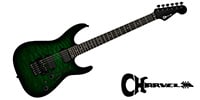 CHARVEL / Pro-Mod Plus Dinky DK24 HH FR QM EB Cloaked Emerald Green