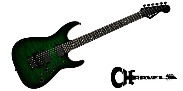 CHARVEL ( シャーベル ) / Pro-Mod Plus Dinky DK24 HH FR QM EB Cloaked Emerald Green