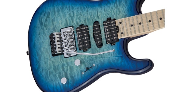 CHARVEL / MJ San Dimas Style 1 HSH FR M QM Caribbean Burst画像4