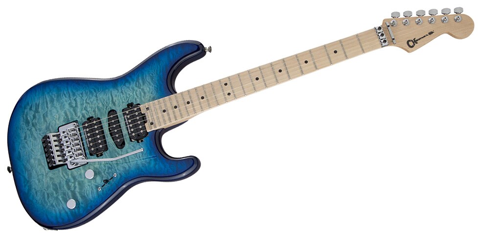 CHARVEL/MJ San Dimas Style 1 HSH FR M QM Caribbean Burst