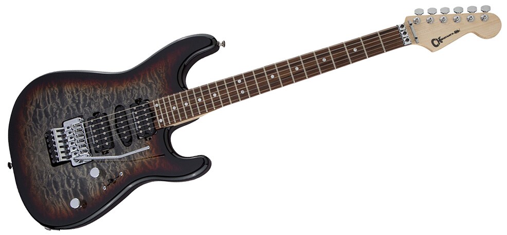 CHARVEL/MJ San Dimas Style 1 HSH FR PF QM Midnight Glow