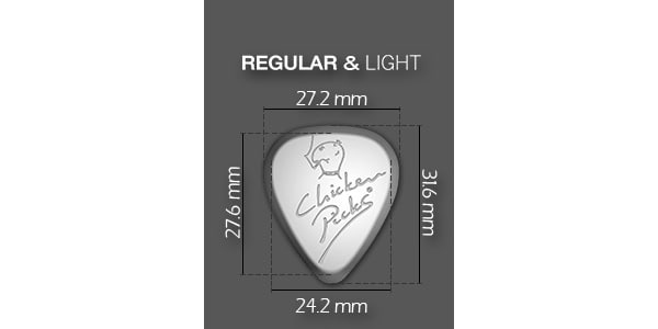 Chicken Picks / Light 2.2mm + Regular 2.6mm 【2-LIRE-CP】画像2