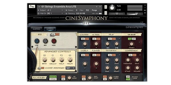 Cinesamples ( シネサンプルズ )  / CineSymphony LITE 簡易パッケージ版画像2