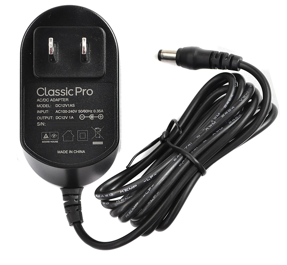 CLASSIC PRO/電源アダプター DC12V 1A 2.1mm　センタープラス