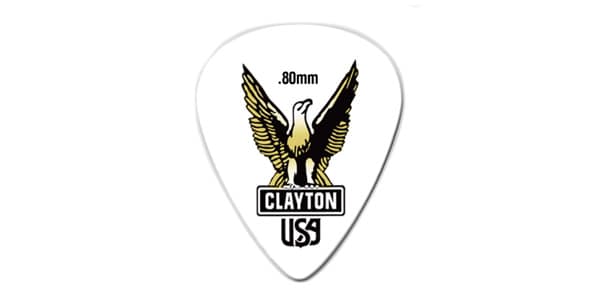 CLAYTON / ACETAL/POLYMER PICK STANDARD .80MM