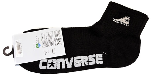 CONVERSE ( ｺﾝﾊﾞｰｽ )  / スニーカー刺繍 ショート丈 25-27cm ホワイト画像2