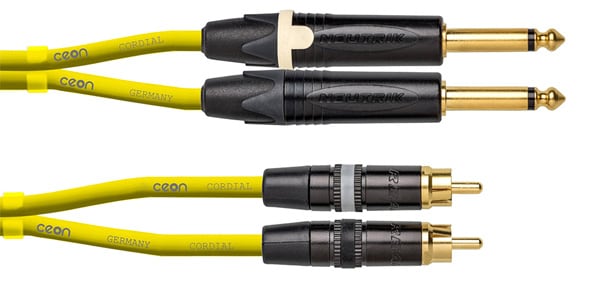 Cordial Cables/CEON DJ PLUG-RCA 1.5 Y