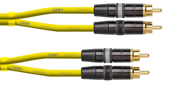 Cordial Cables/CEON DJ RCA 0.6 Y