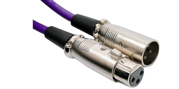 CLASSIC PRO /  MIX010 Purple Microphone cable 1m XLR 