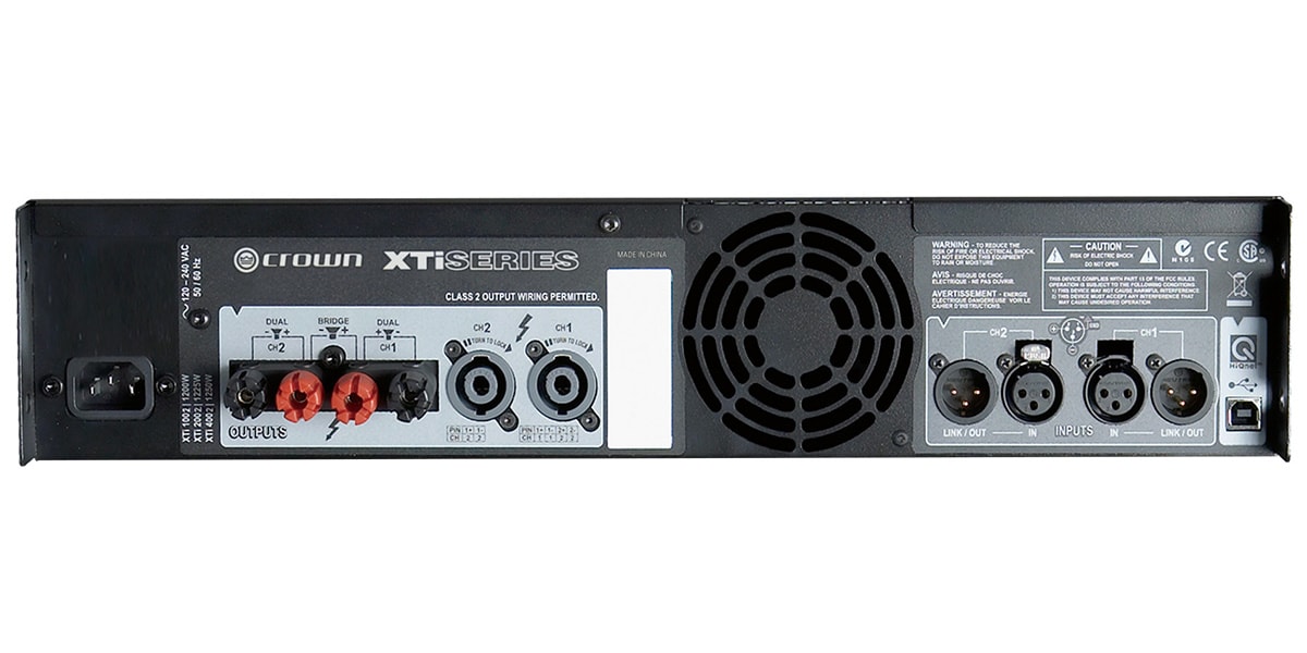 CROWN（AMCRON） ( クラウン（アムクロン） ) XTi 4002 ステレオ・パワーアンプ 送料無料 | サウンドハウス
