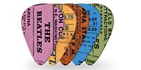 DADDARIO / BEATLES 1964 TOUR TICKETS-10PK