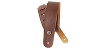 DADDARIO / 20GL01 Slim Garment Leather Strap Brown