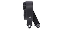 DADDARIO / Comfort Leather Auto Lock Guitar Strap Black 2.5