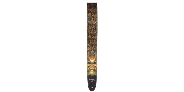 DADDARIO ( ダダリオ )  / 25LAL04 Alchemy Leather Strap Green Skull画像3
