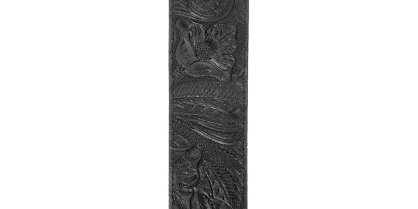 DADDARIO ( ダダリオ )  / 25LE00 Deluxe Leather Strap Embossed Black画像2