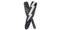 DADDARIO / 25LIC03 Icon Leather Strap Lightning Bolt