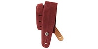 DADDARIO 25SS03-DX Suede Strap Burgundy