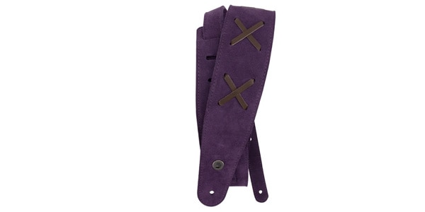 DADDARIO/25VJH00 Suede Guitar Strap Purple