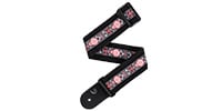 DADDARIO / 50CT00-DX Deluxe Cotton Guitar Strap Black