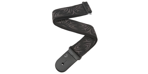 DADDARIO / 50F078 NYLON WOVEN GUITAR STRAP Black/Gray Tattoo